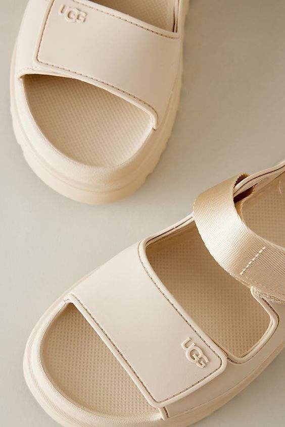 סנדלי האג | כפכפי האג UGG GoldenGlow Sandal Sea Salt