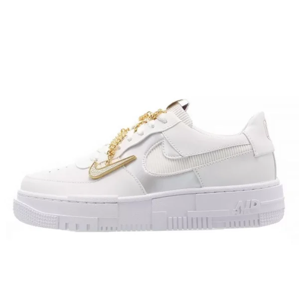 נעלי נייק אייר פורס | Nike Air Force 1 Pixel Summit White