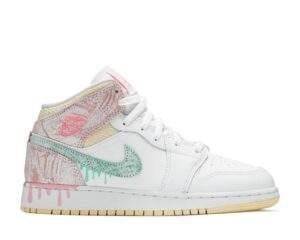 נעלי נייק אייר ג'ורדן | nike air jordan 1 mid paint drip