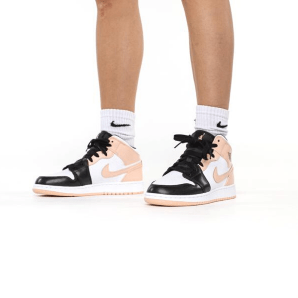 נעלי נייק אייר ג'ורדן | Nike Air Jordan 1 Mid Crimson Tint Toe