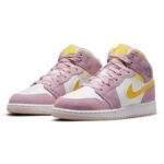נעלי נייק אייר ג'ורדן | Nike air Jordan 1 Mid SE Arctic Pink GS