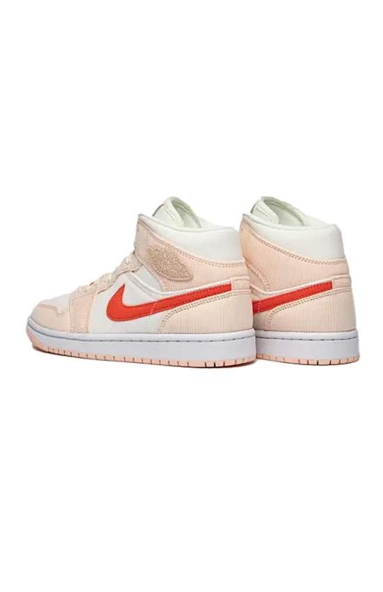נעלי נייק אייר ג'ורדן | Nike Air Jordan 1 Mid SE Corduroy Sail