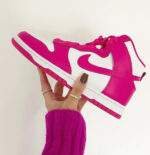 נעלי נייק דאנק | Nike Dunk High Pink Prime