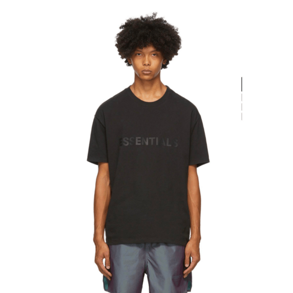 בגדי Fear of God Essentials T Shirt All Black