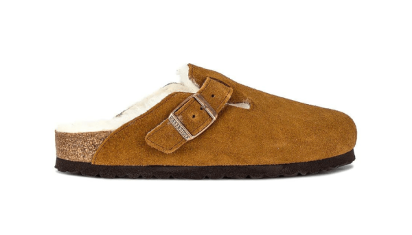כפכפי בירקנשטוק | Birkenstock Boston Shearling Brown
