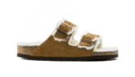כפכפי בירקנשטוק | Birkenstock Arizona fur Brown