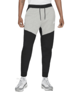 מכנסי Nike Sportswear Tech Fleece – מכנס נייק טק פליז ארוך בצבע אפור ושחור