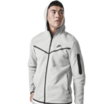 בגדי Nike Sportswear Tech Fleece – סווטשירט אפור מלאנג׳
