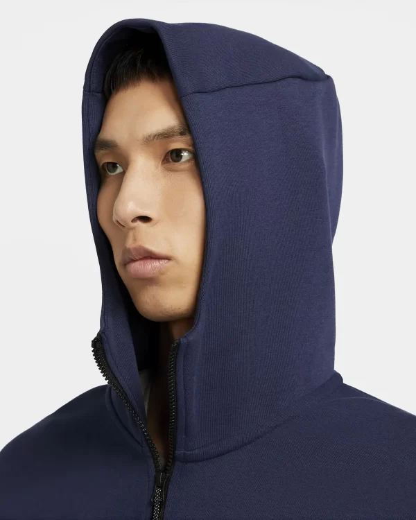 בגדי Nike Sportswear Tech Fleece – סווטשירט נייק נייבי