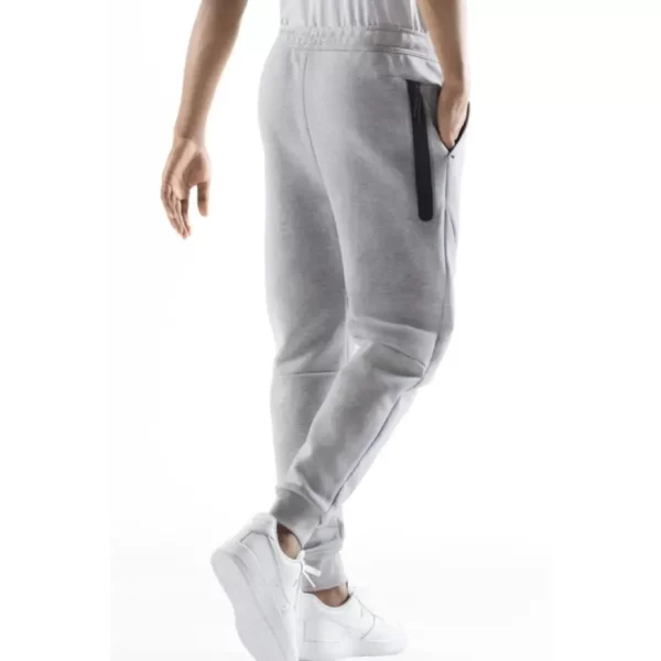 מכנסי Nike Sportswear Tech Fleece – מכנס טק פליז ארוך בצבע אפור מלאנג׳