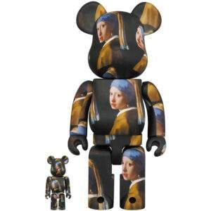 BE@RBRICK Johannes Vermeer (Girl with a Pearl Earring) 100% & 400% set