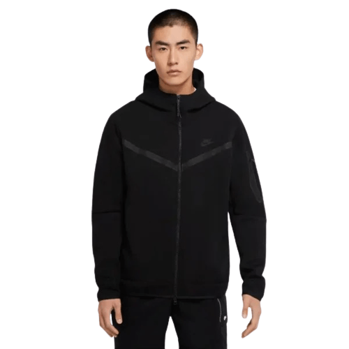בגדי Nike Sportswear Tech Fleece – סווטשירט שחור נייק טק פליז