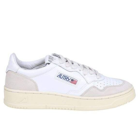 נעלי Autry Medalist Low White Suede