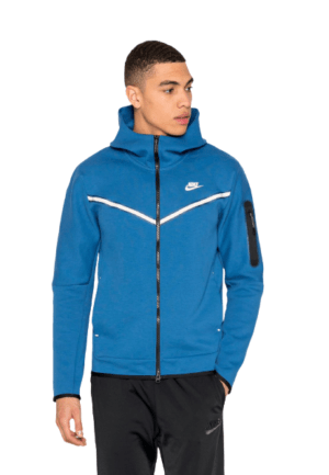 בגדי Nike Sportswear Sweatjakke - marina blue/light