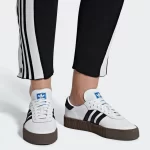 נעלי אדידס סמבה פלטפורמה | Adidas Samba Sambarose White