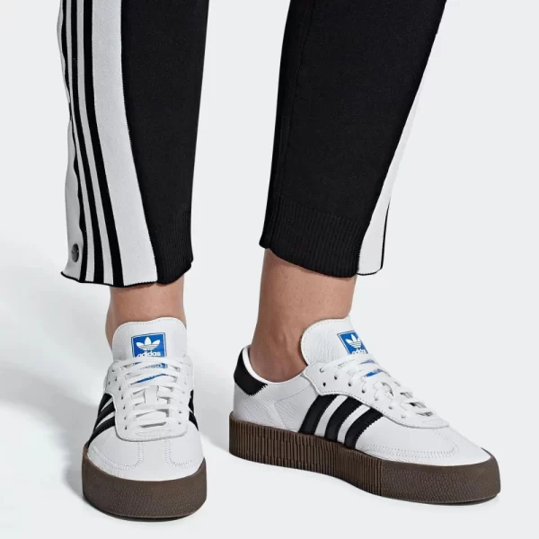 נעלי אדידס סמבה פלטפורמה | Adidas Samba Sambarose White