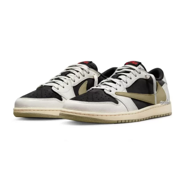 נעלי נייק אייר ג'ורדן טרוויס | Travis Scott X Nike Air Jordan 1 Low Olive
