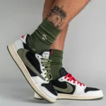 נעלי נייק אייר ג'ורדן טרוויס | Travis Scott X Nike Air Jordan 1 Low Olive