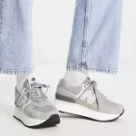 נעלי ניו באלאנס | New Balance 574 Platform Grey