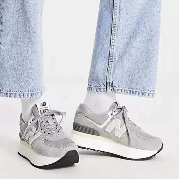 נעלי ניו באלאנס | New Balance 574 Platform Grey