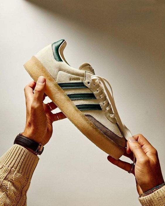 נעלי אדידס סמבה | Adidas x Clarks 8th Street Samba White Green