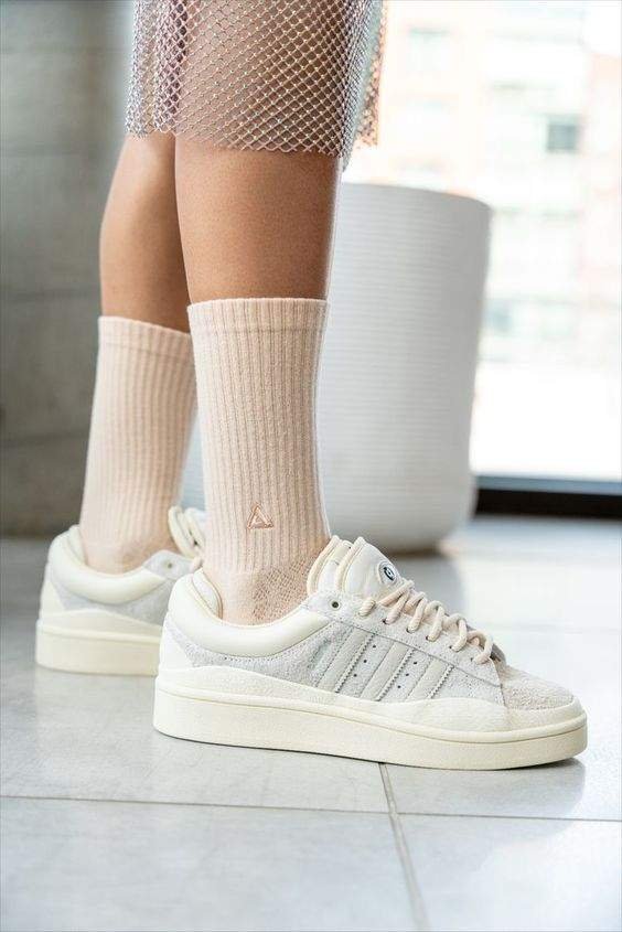 נעלי אדידס קמפוס | Adidas Campus Bad Bunny Cloud White