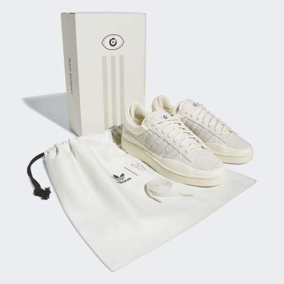 נעלי אדידס קמפוס | Adidas Campus Bad Bunny Cloud White