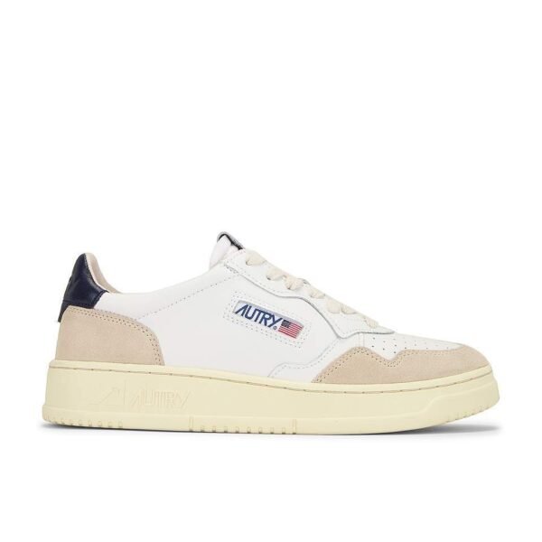 נעלי Autry Medalist Low Leather Suede Sneaker Gray Black