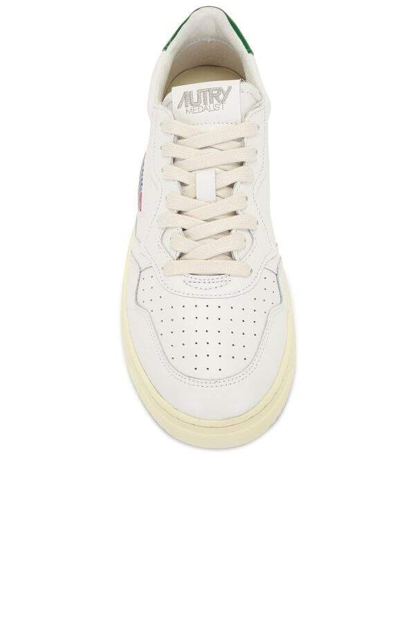 נעלי Autry Medalist Low Sneaker White & Green