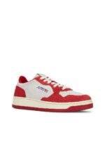 נעלי Autry Medalist Low Sneaker Suede Upper Red
