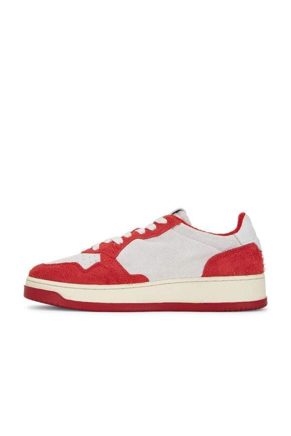 נעלי Autry Medalist Low Sneaker Suede Upper Red