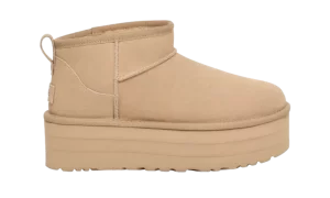 נעלי האג | מגפי האג Ugg Classic Ultra Mini Platform Driftwood
