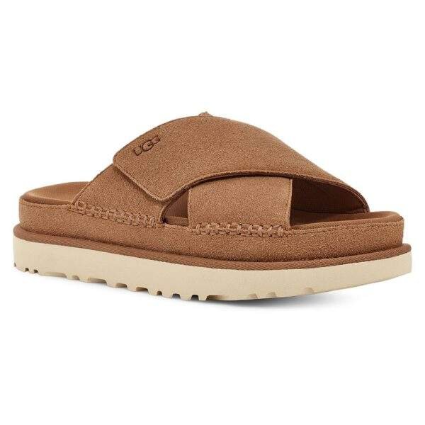 סנדלי האג | כפכפי האג Ugg Goldenstar Cross Sandals Chestnut