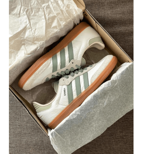 נעלי אדידס סמבה | Adidas Samba Og White Silver Green