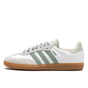 אדידס סמבה פלטפורמה | Adidas Samba OG Silver Green Putty Mauve (Women's)
