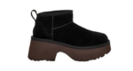 נעלי האג | מגפי האג פלטפורמה עקב UGG Women's Classic Ultra Mini New Heights Black