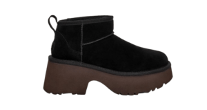 נעלי האג | מגפי האג פלטפורמה עקב UGG Women's Classic Ultra Mini New Heights Black