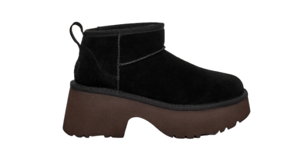 נעלי האג | מגפי האג פלטפורמה עקב UGG Women's Classic Ultra Mini New Heights Black