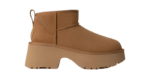 נעלי האג | מגפי האג פלטפורמה עקב UGG Women's Classic Ultra Mini New Heights Chestnut