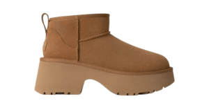 נעלי האג | מגפי האג פלטפורמה עקב UGG Women's Classic Ultra Mini New Heights Chestnut