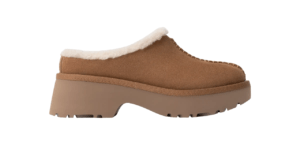 נעלי האג | מגפי האג פלטפורמה עקב UGG Women's New Heights Cozy Clog Chestnut