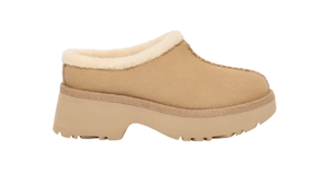נעלי האג | מגפי האג פלטפורמה עקב UGG Women's New Heights Cozy Clog Mustard Seed