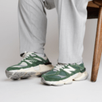 נעלי ניו באלאנס | New Balance 9060 Green Suede