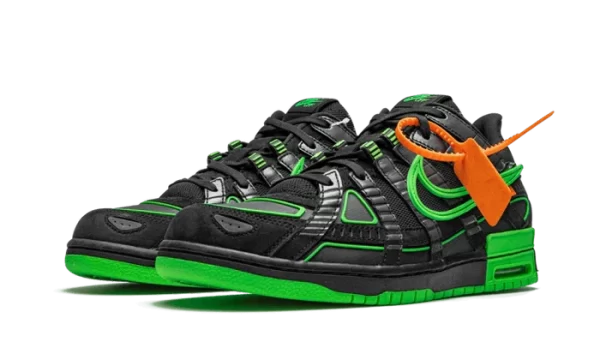 נעלי נייק | Air Rubber Dunk Off-White Green Strike