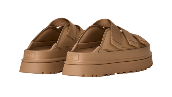 סנדלי האג | כפכפי האג UGG Women's GoldenGlow Slide Dark Sand
