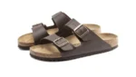 כפכפי בירקנשטוק | Birkenstock Arizona Birko-Flor Dark Brown