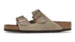 כפכפי בירקנשטוק | Birkenstock Arizona Soft Assise plantaire Suede Taupe
