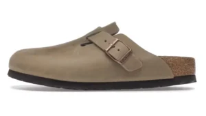 כפכפי בירקנשטוק | Birkenstock Boston Soft Footbed Oiled Leather Tobacco Brown