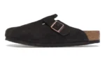 כפכפי בירקנשטוק | Birkenstock Boston Soft Footbed Suede Mocha