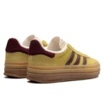 נעלי אדידס | Adidas Gazelle Bold Almost Yellow Maroon
